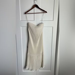 Abercrombie pleaded strapless dress